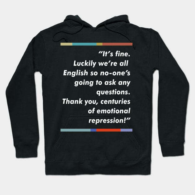 Peep Show //// Fan Art Typographic Quote Hoodie by DankFutura